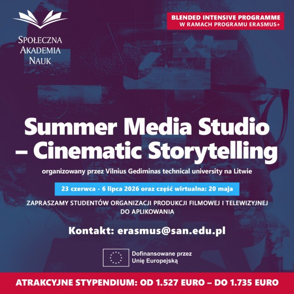 Rekrutacja do programu Erasmus+ BIP „Summer Media Studio” na Litwie