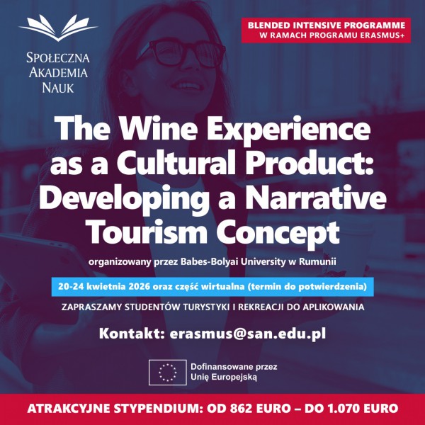 Erasmus+ BIP w Rumunii – rekrutacja dla studentów Turystyki i Rekreacji