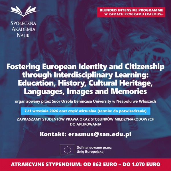 Rekrutacja na Erasmus+ BIP w Neapolu – „Fostering European Identity and Citizenship”