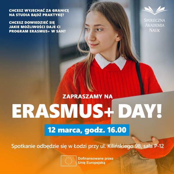 Zapraszamy na Erasmus+ Day w Łodzi!