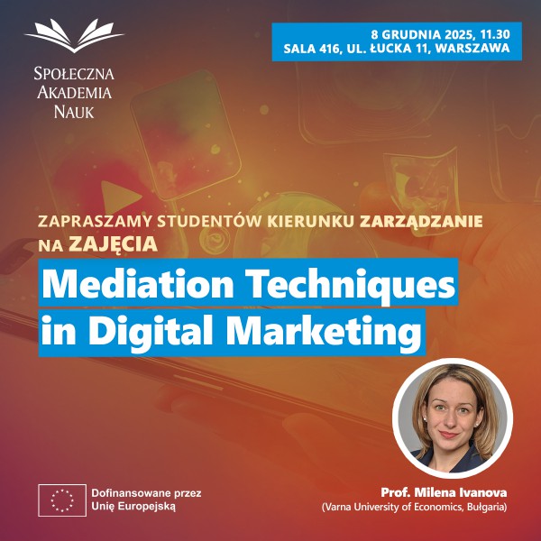 Prof. Milena Ivanova z wizytą w SAN