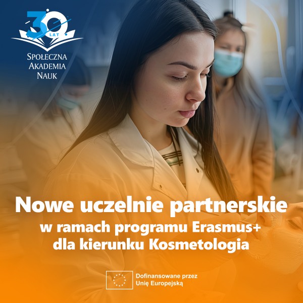 Nowe uczelnie partnerskie dla kierunku Kosmetologia